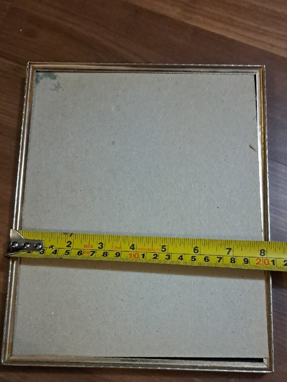Slim Brass Picture Frame No Glass - Rectangular - Picture 5 of 6